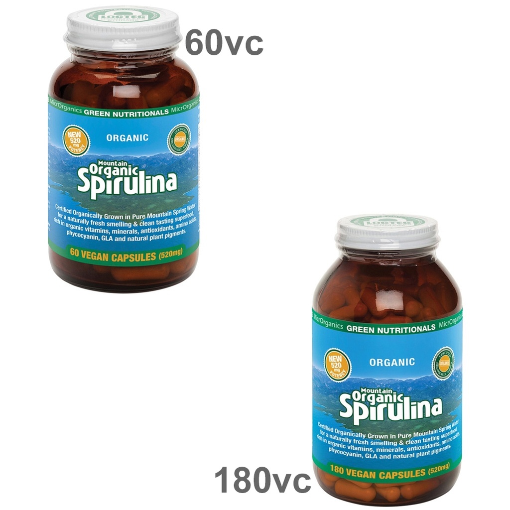 GREEN NUTRITIONALS | 山地有機螺旋藻 520毫克