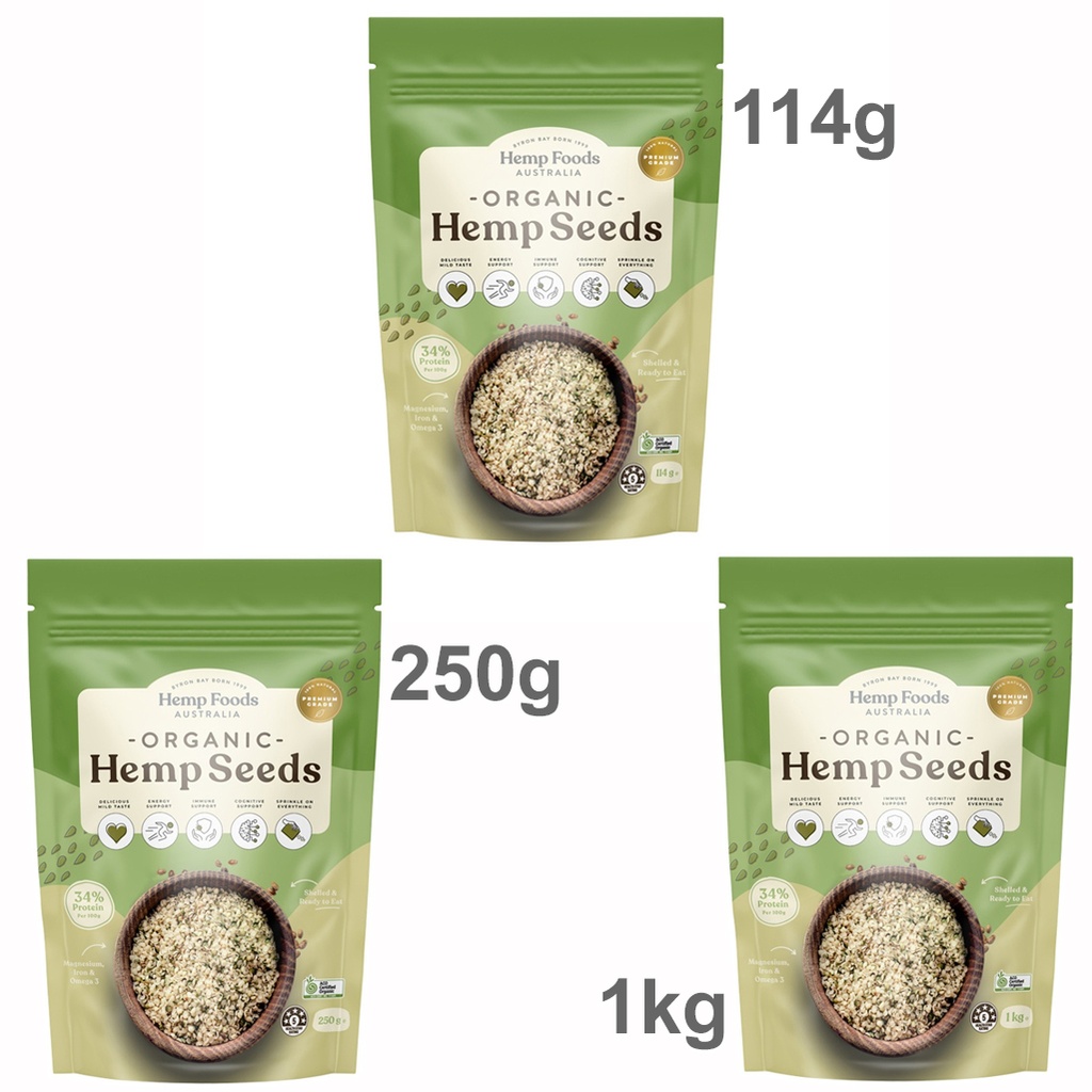 HEMP FOODS AUSTRALIA | Organic Hemp Seeds (Hulled)