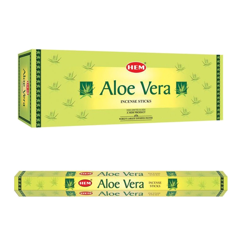 HEM | Incense Hex ALOE VERA - 1 pack /20sticks or 1 bx /6packs