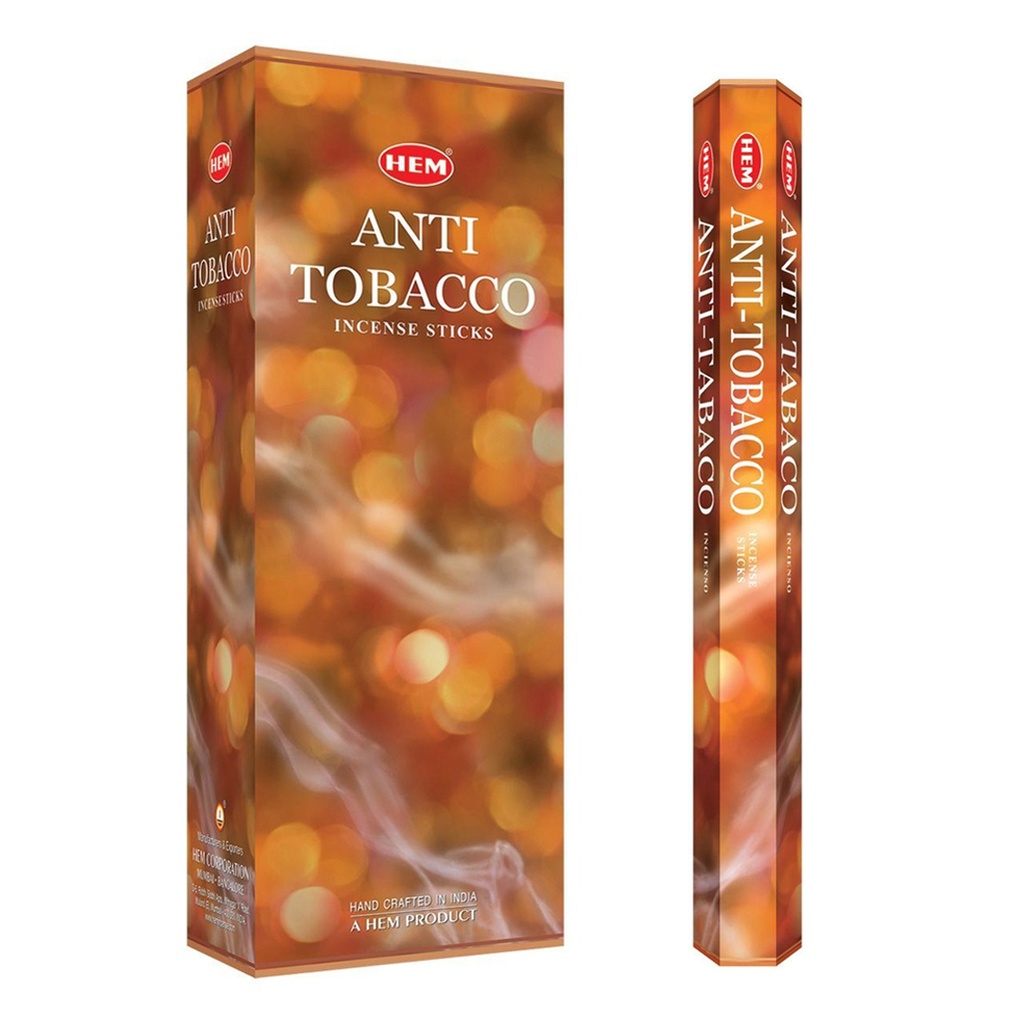 HEM | Incense Hex ANTI TOBACCO - 1 pack /20sticks or 1 bx /6packs