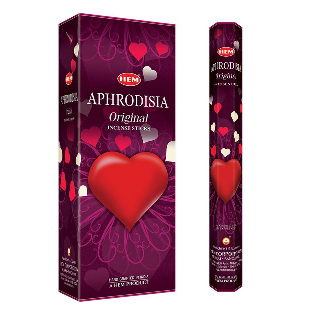 HEM | Incense Hex APHRODISIA - 1 pack /20sticks or 1 bx /6packs