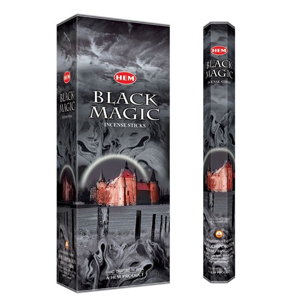 HEM | Incense Hex BLACK MAGIC - 1 pack /20sticks or 1 bx /6packs