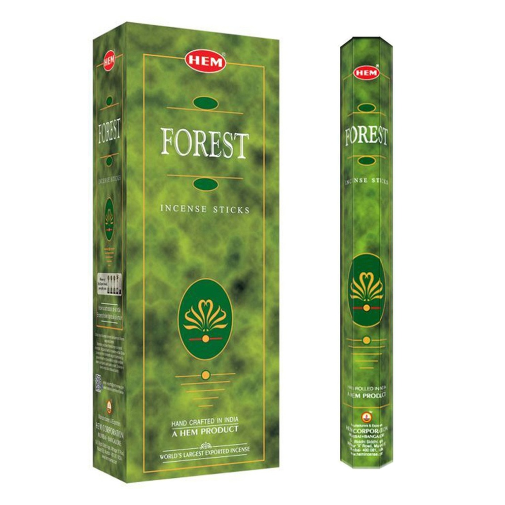 HEM | Incense Hex FOREST  - 1 pack /20sticks or 1 bx /6packs