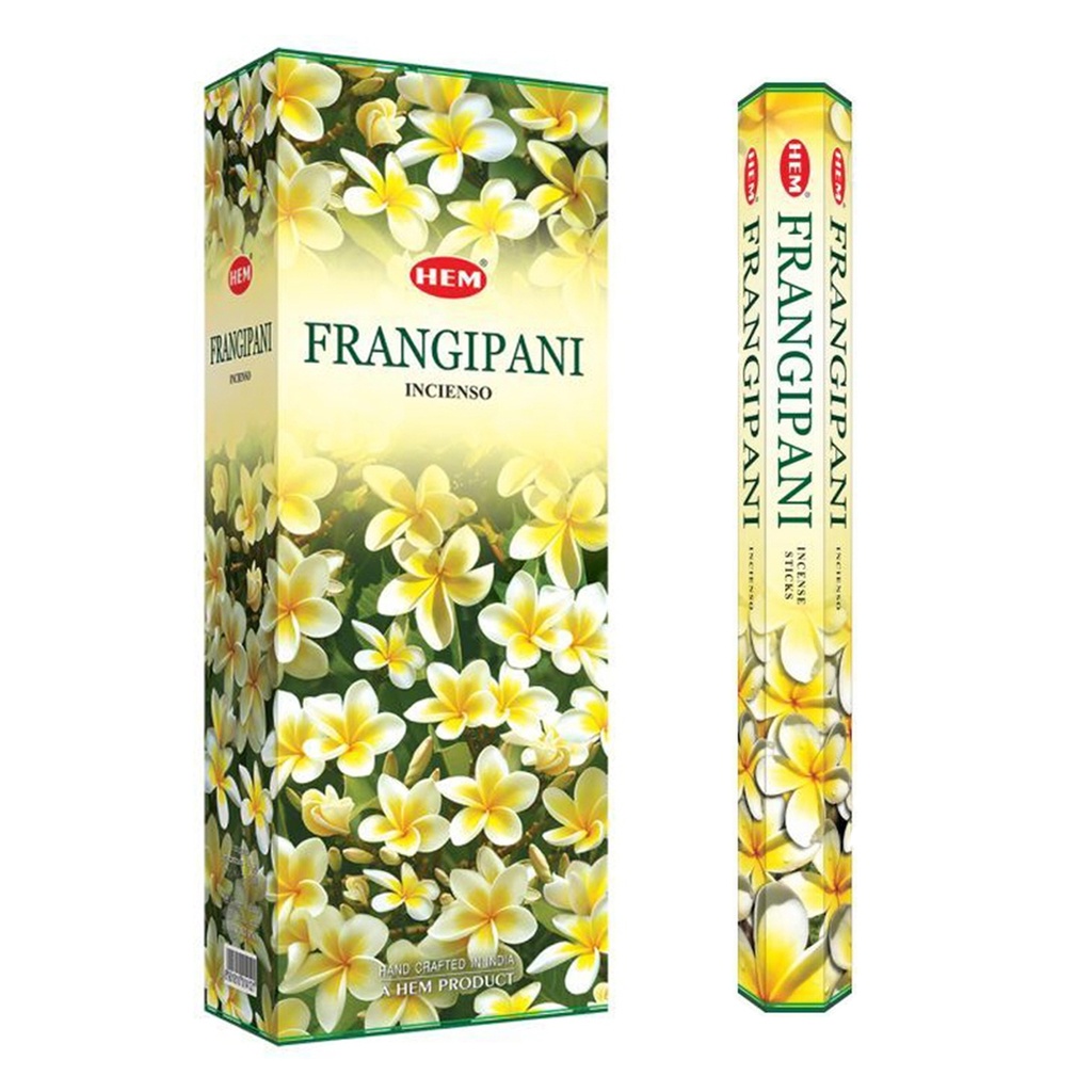 HEM | Incense Hex FRANGIPANI - 1 pack /20sticks or 1 bx /6packs