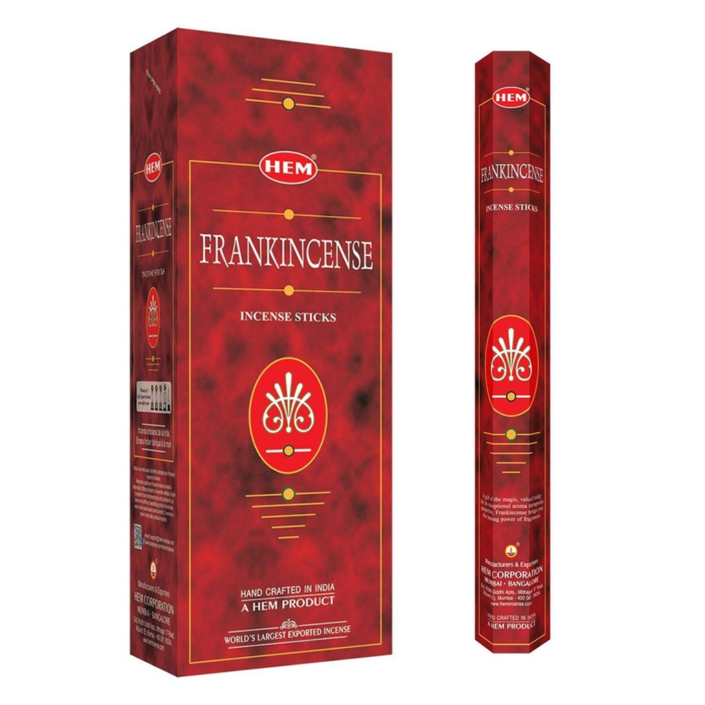 HEM | Incense Hex FRANKINCENSE - 1 pack /20sticks or 1 bx /6packs