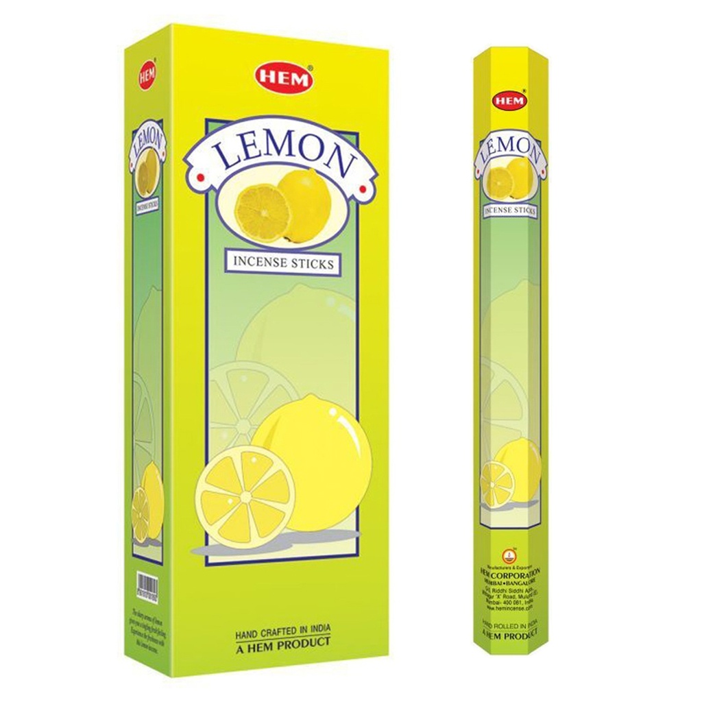 HEM | Incense Hex LEMON - 1 pack /20sticks or 1 bx /6packs