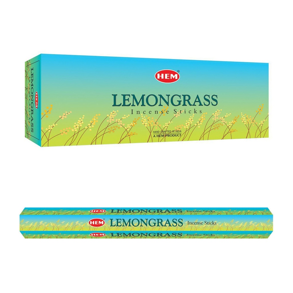 HEM | Incense Hex LEMONGRASS - 1 pack /20sticks or 1 bx /6packs