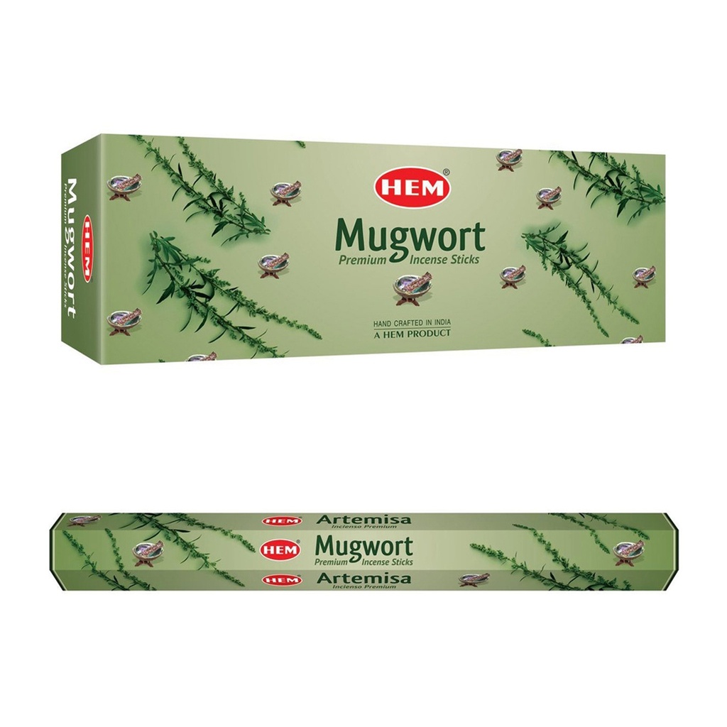 HEM | Incense Hex MUGWORT - 1 pack /20sticks or 1 bx /6packs