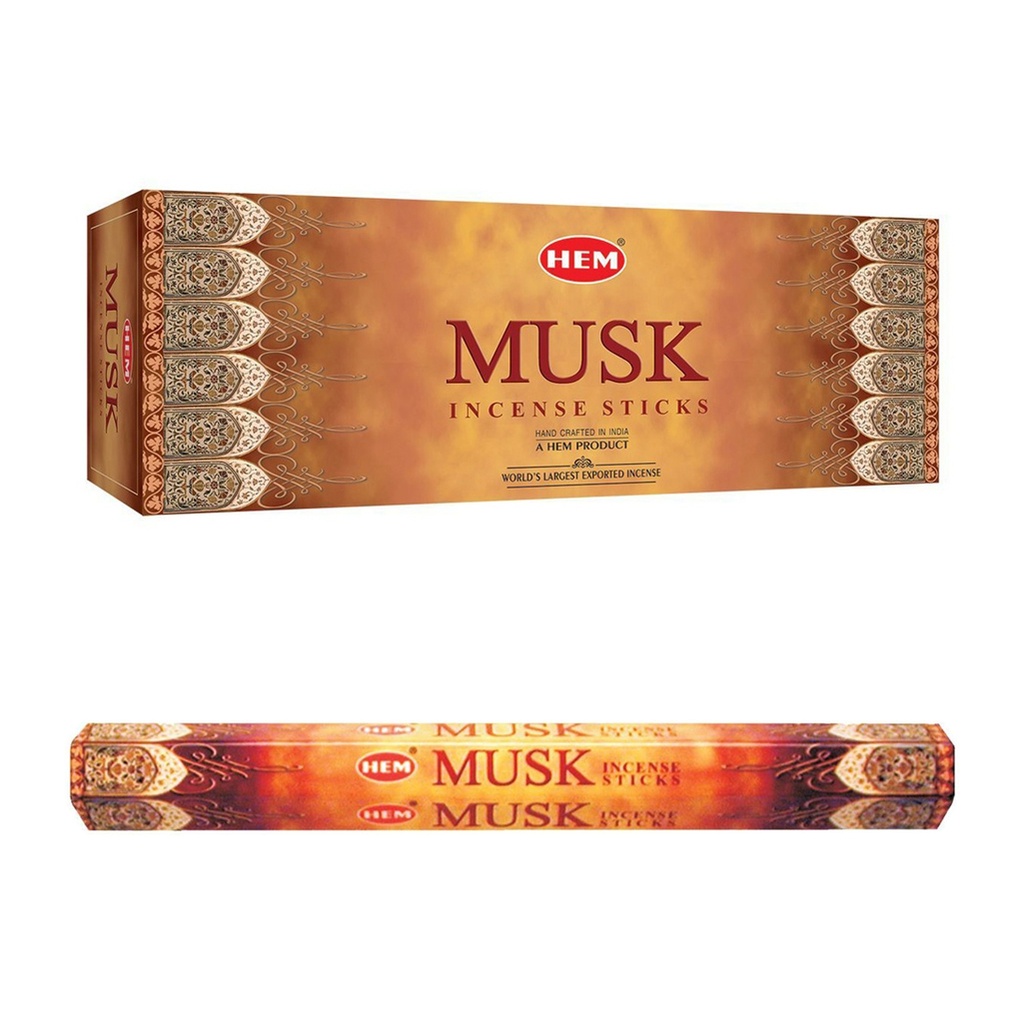 HEM | Incense Hex MUSK - 1 pack /20sticks or 1 bx /6packs