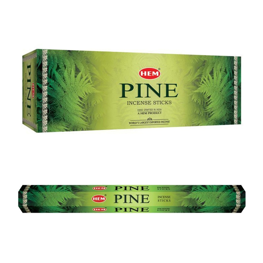 HEM | Incense Hex PINE - 1 pack /20sticks or 1 bx /6packs