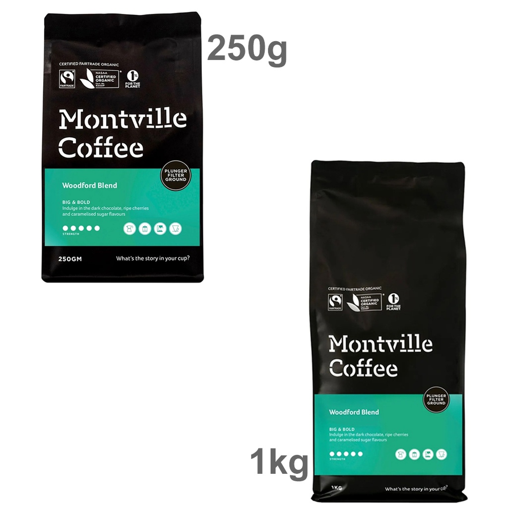 MONTVILLE COFFEE | 伍德福德混合咖啡粉（壓濾壺用）