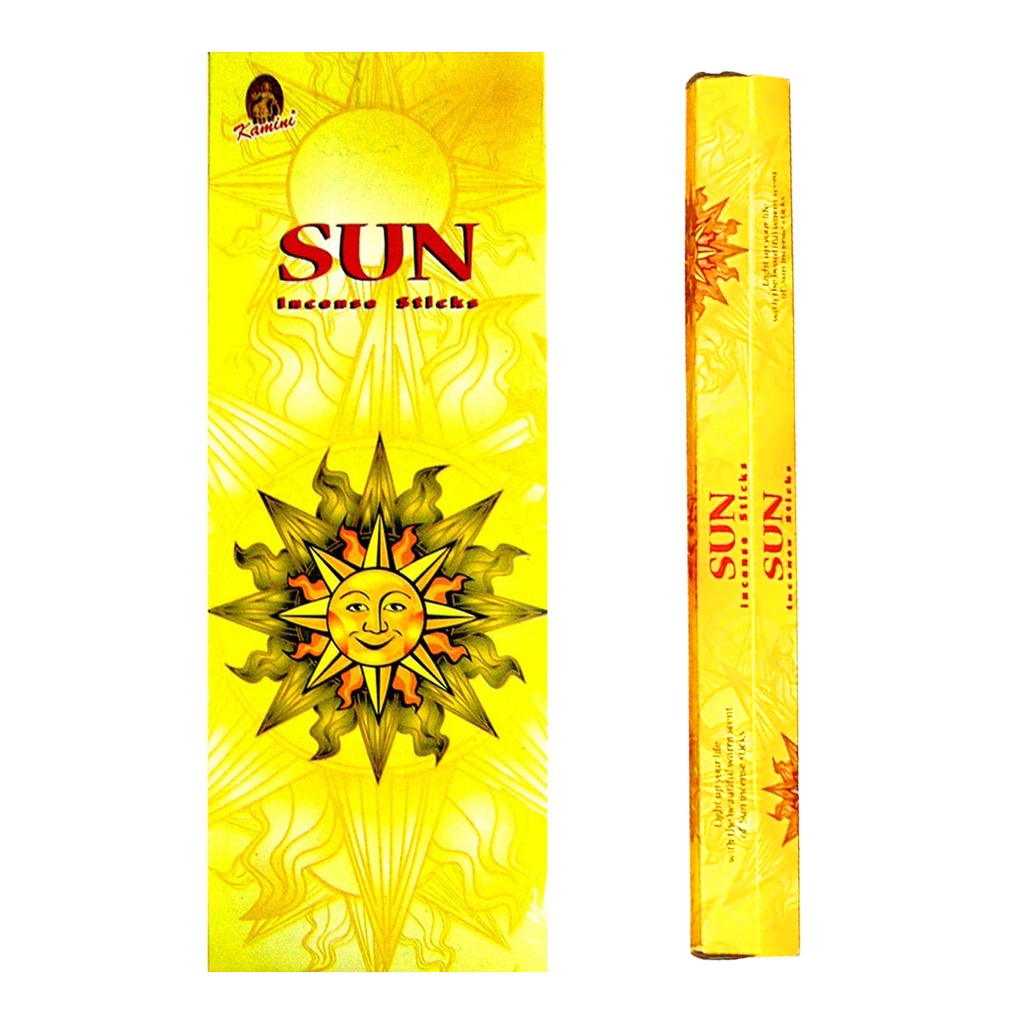KAMINI | Incense Hex SUN - 1 pack /20sticks or 1 bx /6packs