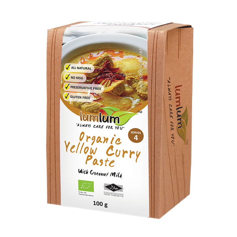 LUM LUM | Organic Yellow Curry Paste 100g