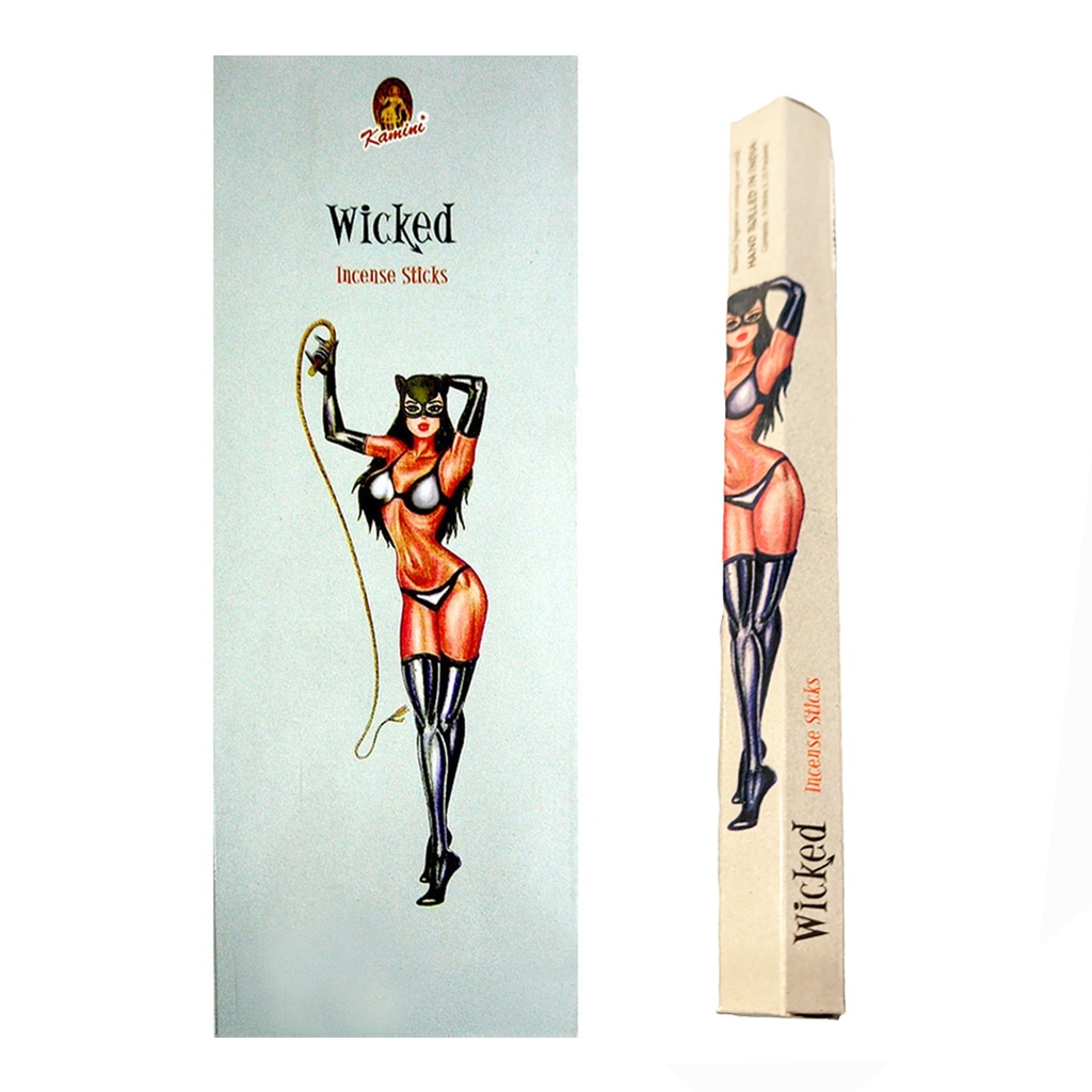 KAMINI | Incense Hex WICKED - 1 pack /20sticks or 1 bx /6packs