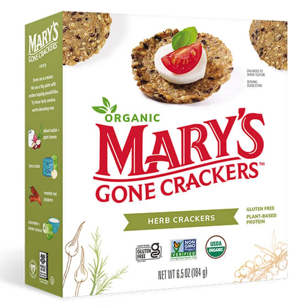 MARY'S GONE CRACKERS | 香草餅乾 184g