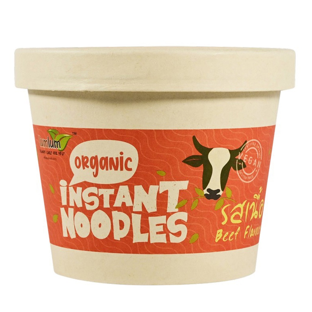 LUM LUM | Organic Instant Noodle Vegan Beef Flavour 75g