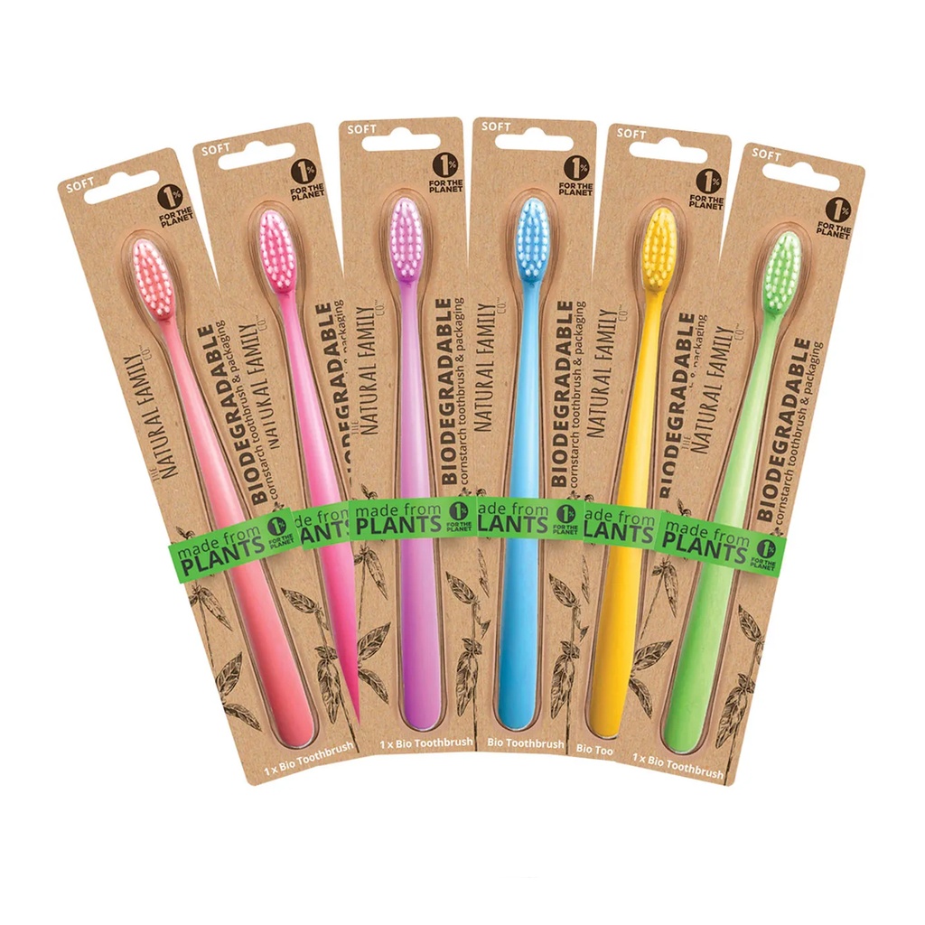 NFCO. | Bio Toothbrush Soft Single Assortment Neon