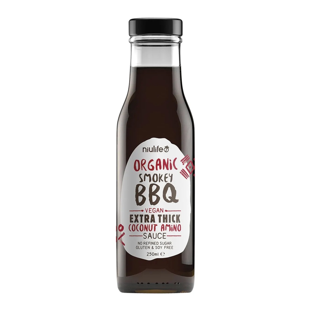 NIULIFE | Organic Coconut Amino Sauce Extra Thick Smokey BBQ 250ml