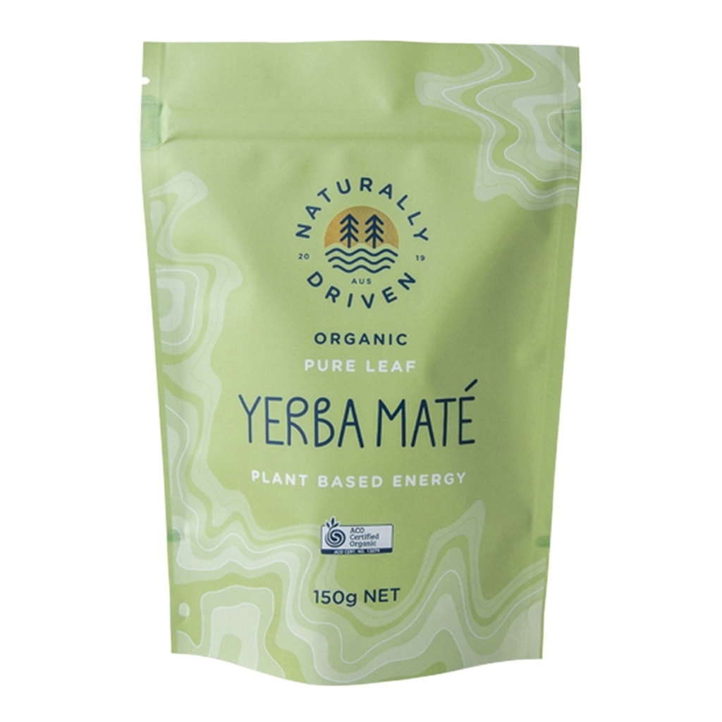 NATURALLY DRIVEN | Organic Yerba Mate Tea Pure Leaf 150g