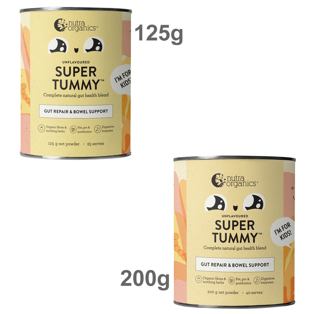 NUTRA ORGANICS | Organic Super Tummy 〔Gut Repair & Bowel Support〕- Unflavoured
