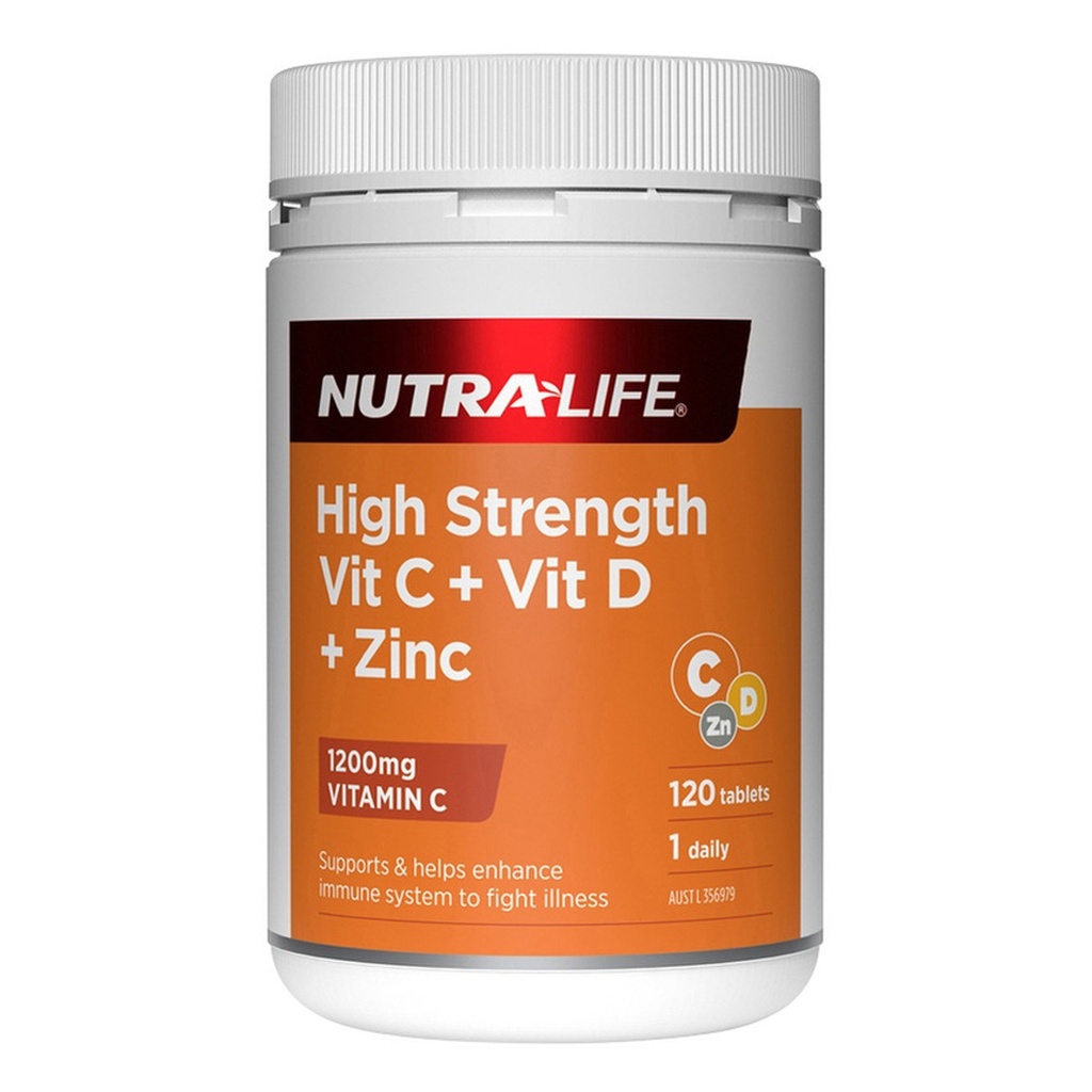 NUTRALIFE | Ester-C High Strength + Bioflavonoids 120T