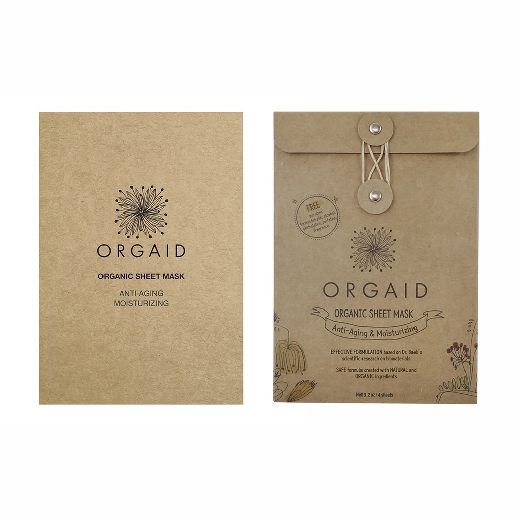ORGAID | Organic Sheet Mask Vitamin C & Revitalizing 24ml