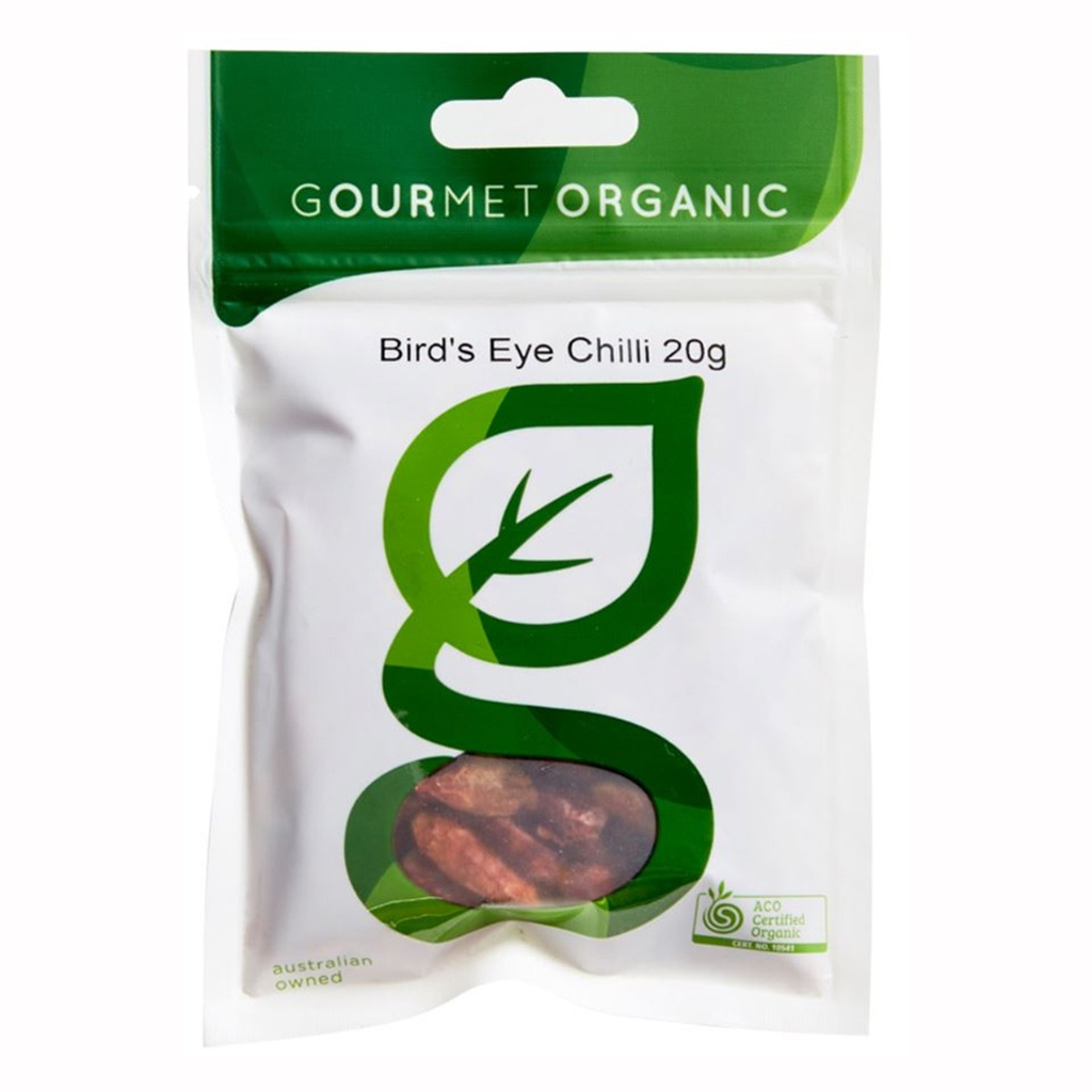 GOURMET ORGANIC | Bird's Eye Chilli 20g
