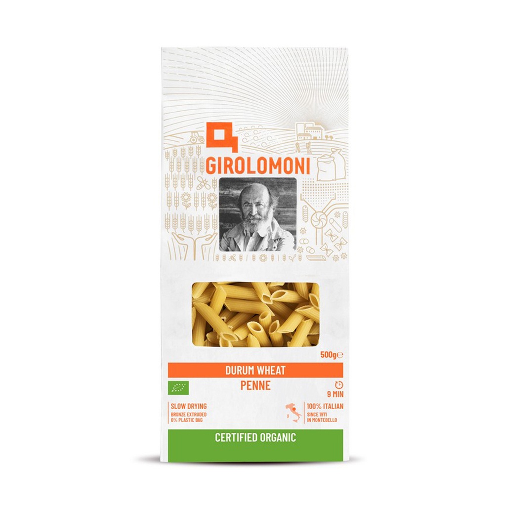 GIROLOMONI | 有機杜倫小麥粗筆管麵 500g