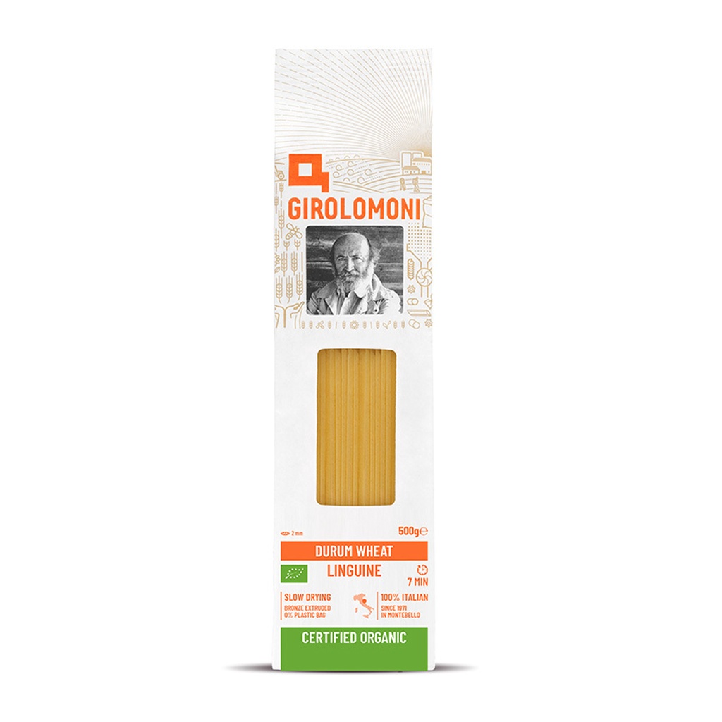 GIROLOMONI | 有機杜倫小麥粗扁麵 500g