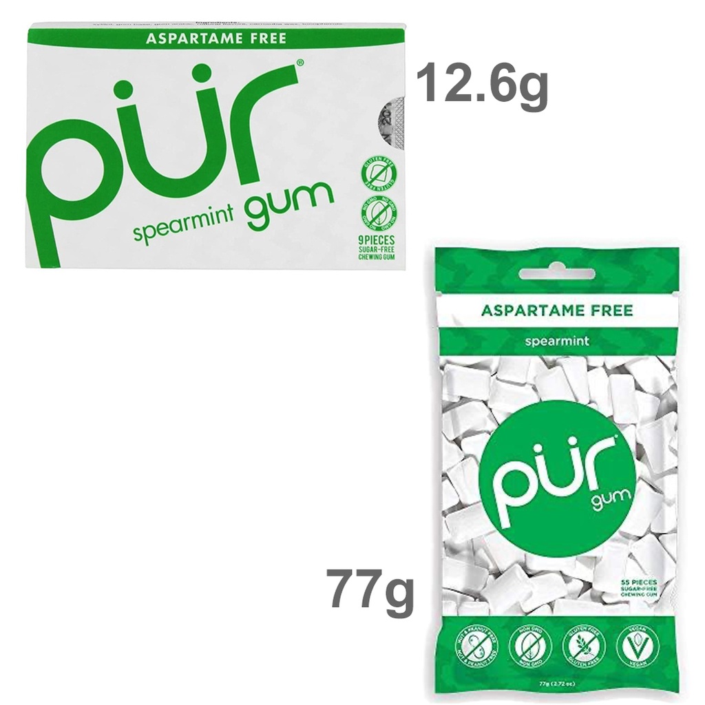 PUR | 口香糖 - 綠薄荷口味