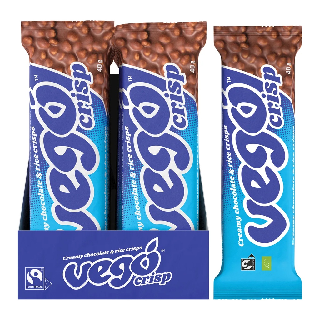 VEGO | 脆口巧克力棒 綿密巧克力與米脆 40克