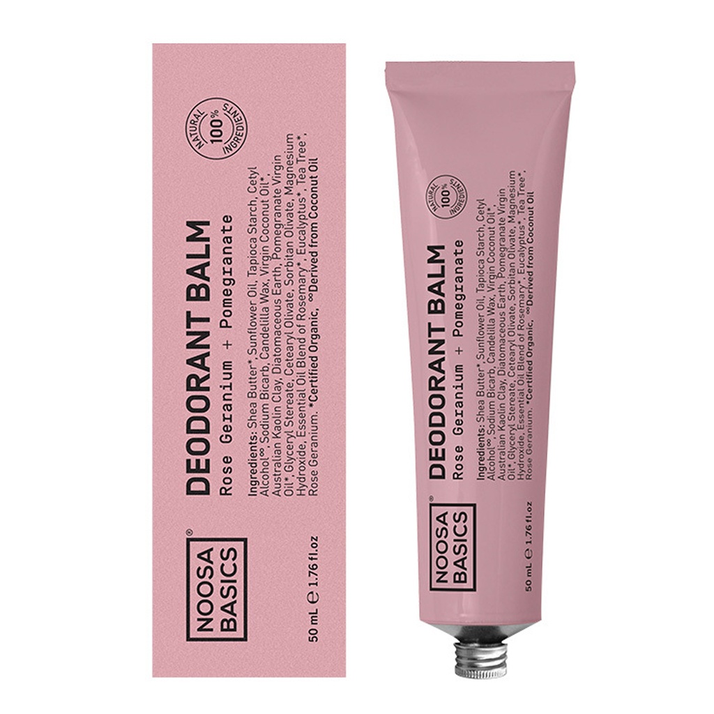 NOOSA BASICS | 除臭膏 - 玫瑰天竺葵与石榴，50ml