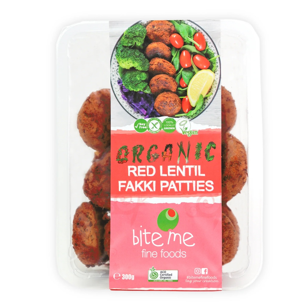Bite Me | Organic Red Lentil Fakki Patties 300g