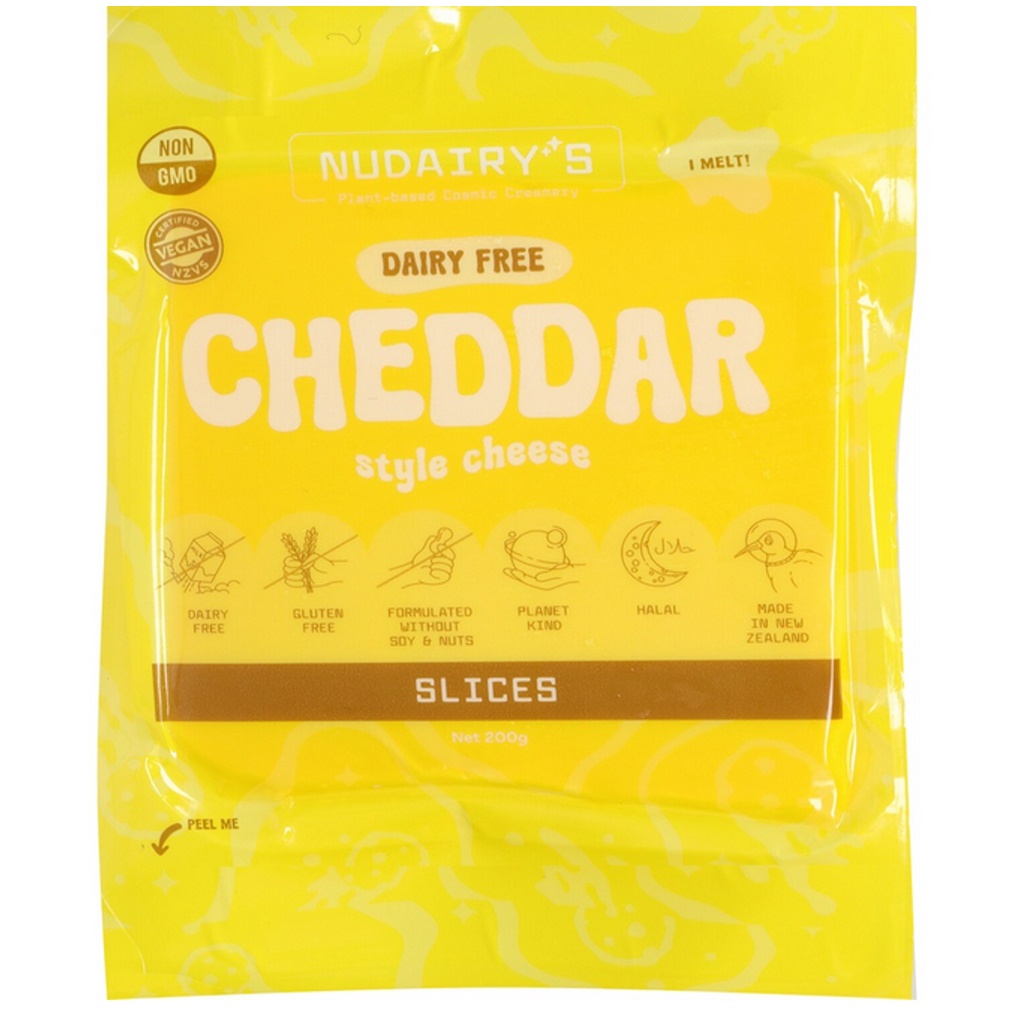 NUDAIRY | Vegan Cheddar Slices 200g