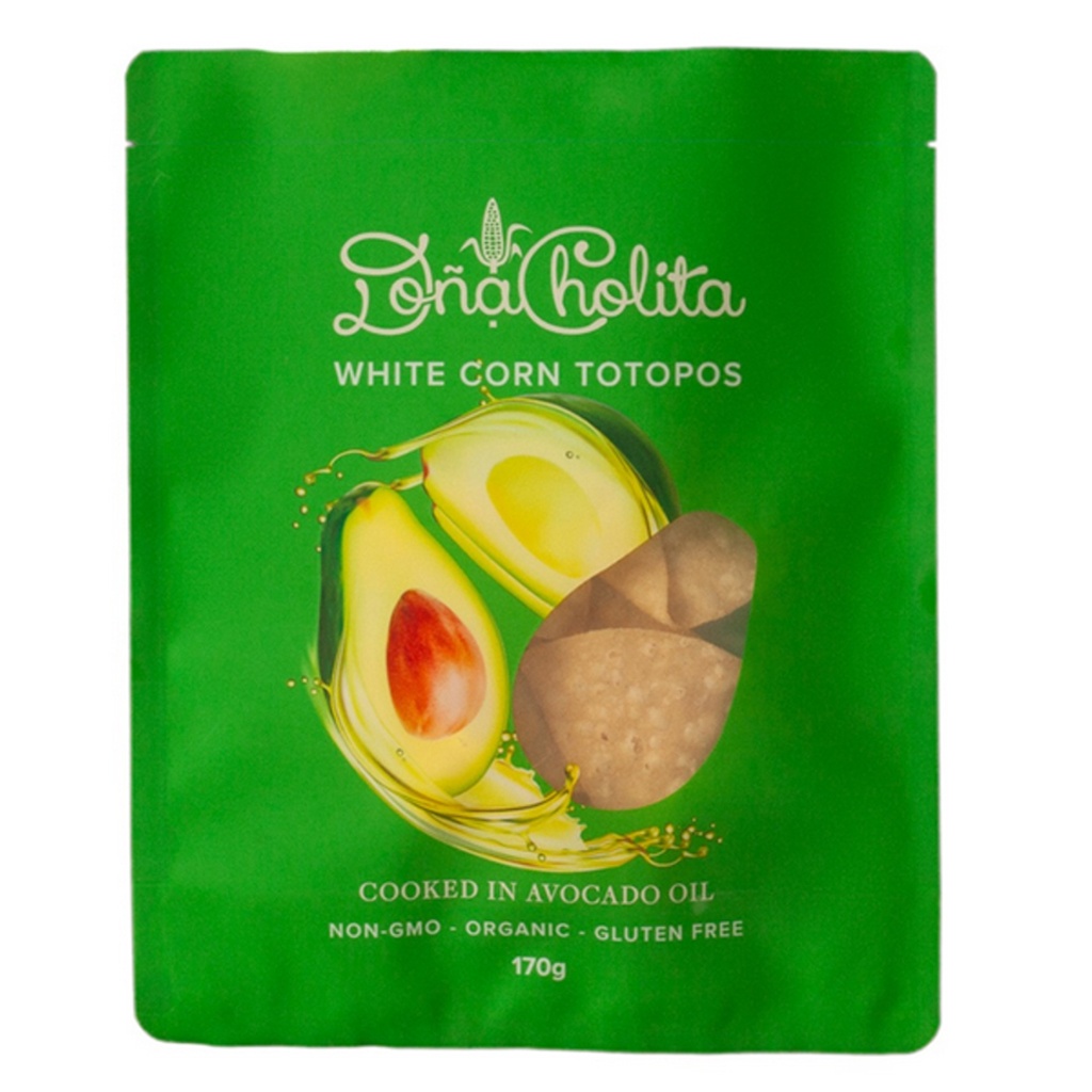 DONA CHOLITA | Organic Avocado Oil Corn Totopos 170g