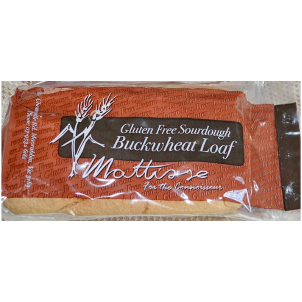 MATTISSE BAKERY | Gluten Free Buckwheat Loaf 680g