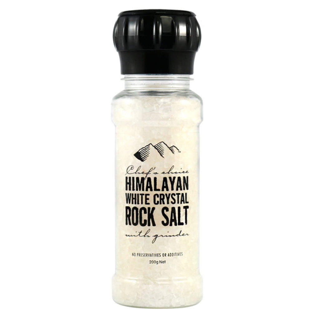 CHEF'S CHOICE | Himalayan White Rock Salt Grinder 200g