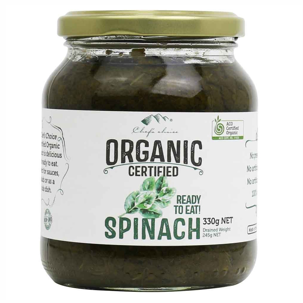 CHEF'S CHOICE | Organic Spinach, 330g