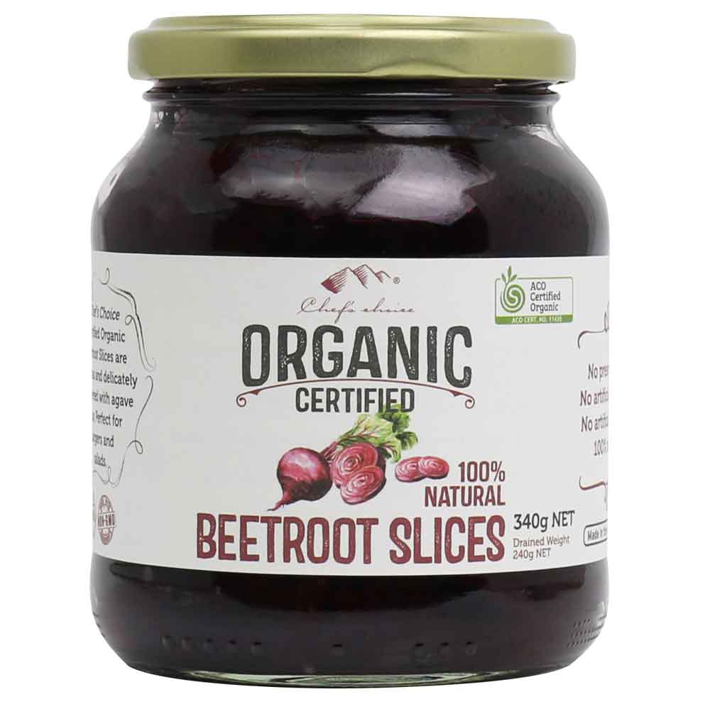 CHEF'S CHOICE | Organic Beetroot Slices, 340g