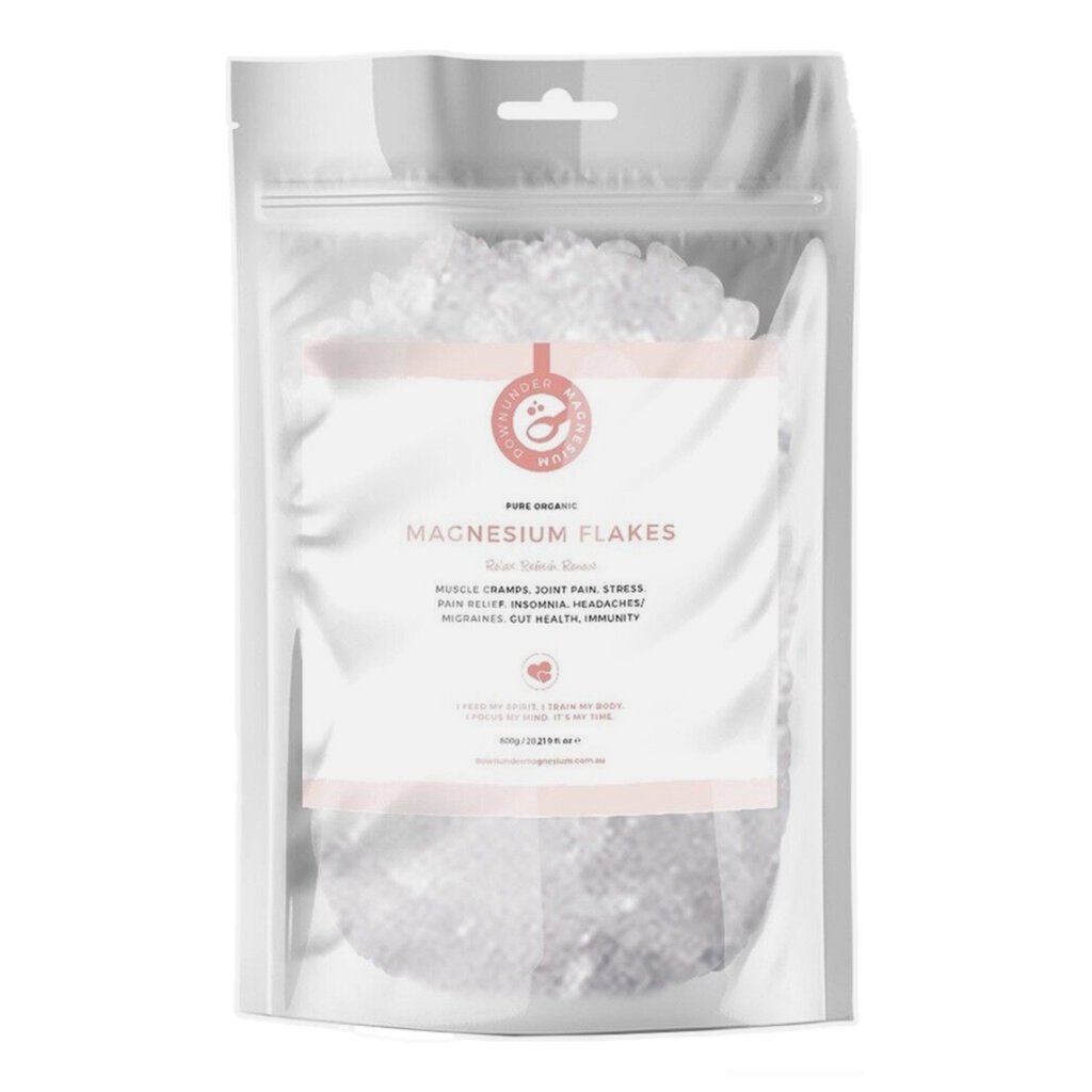 DOWNUNDER MAGNESIUM | Pure Organic Magnesium Flakes 800g