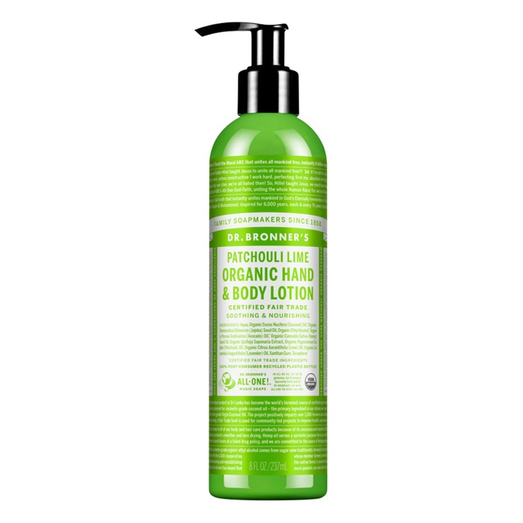 DR. BRONNER'S | Organic Hand & Body Lotion Patchouli Lime, 237ml