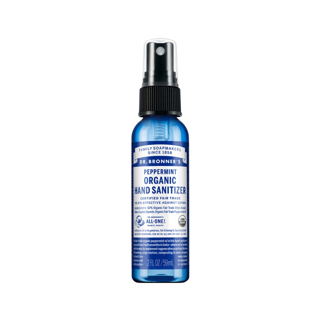 DR. BRONNER'S | 有機護手消毒液 薄荷，59ml