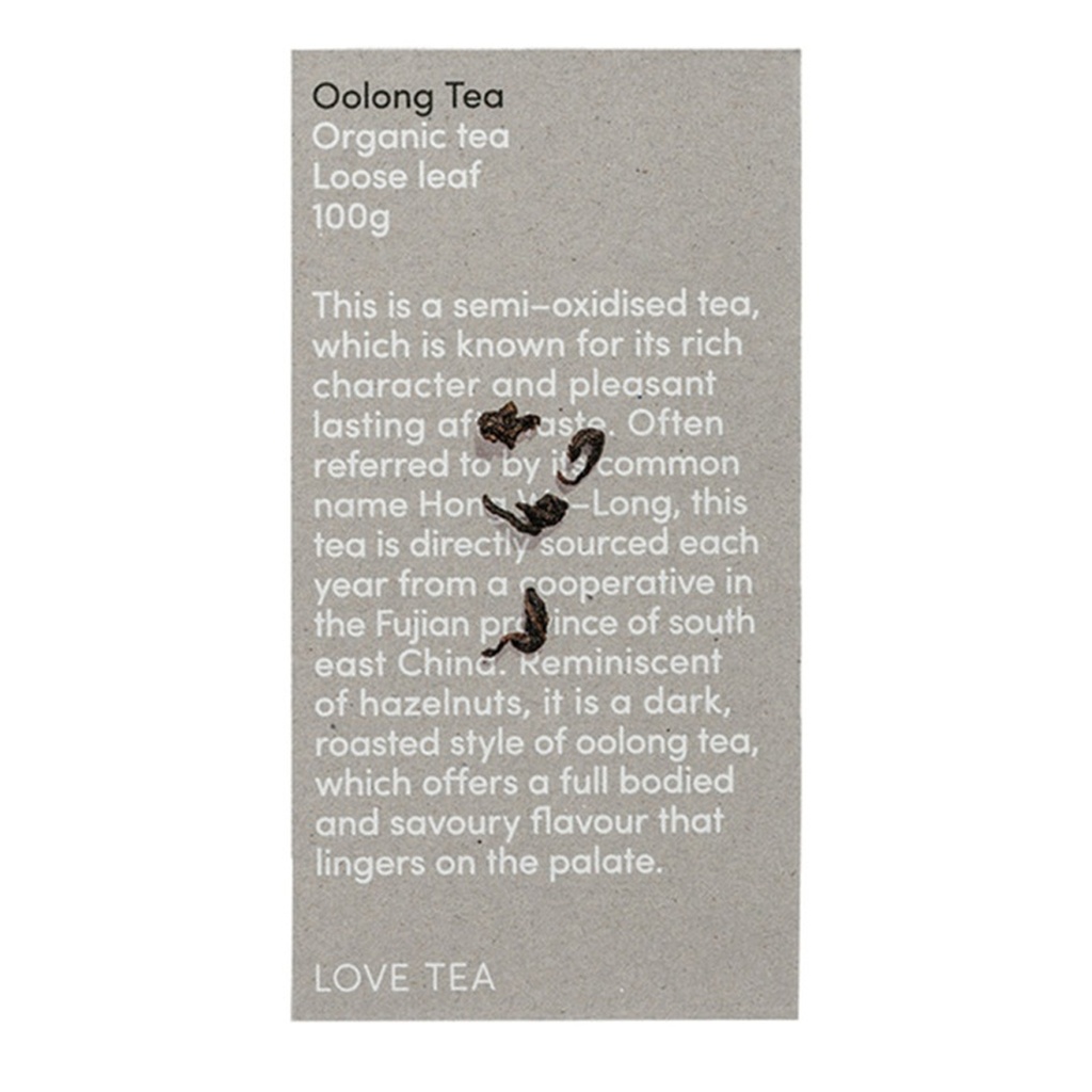 LOVE TEA | 有机乌龙茶 散装茶叶 100g