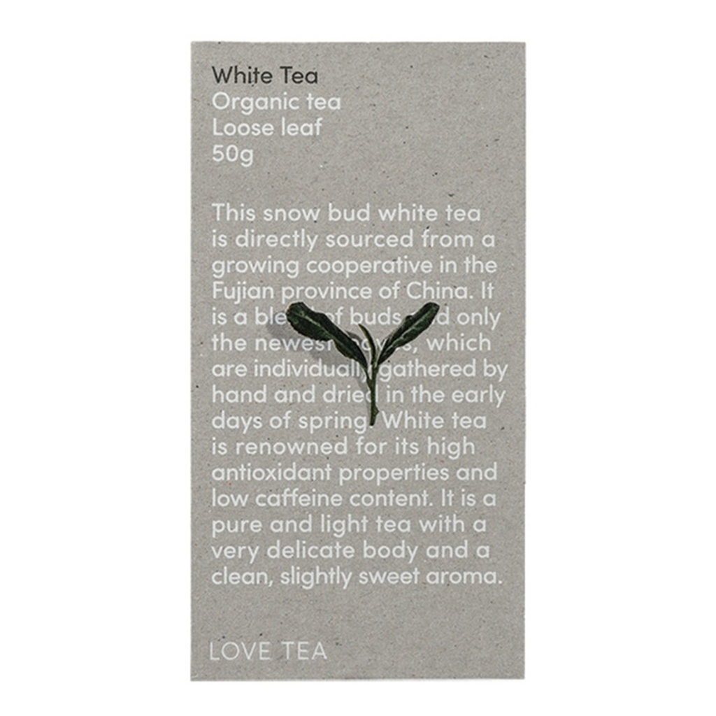 LOVE TEA | 有机白茶 散装茶叶 50g
