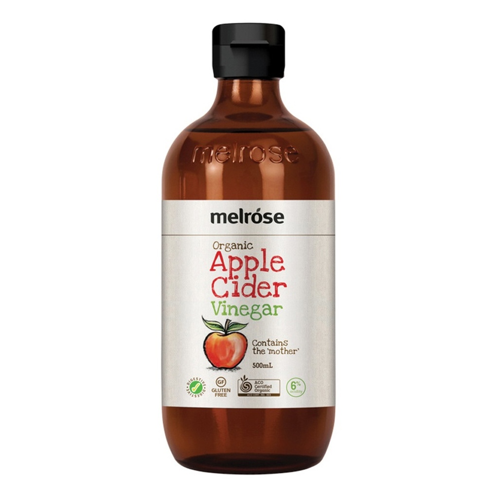 MELROSE | Organic Apple Cider Vinegar (Contains The 'Mother') 500ml