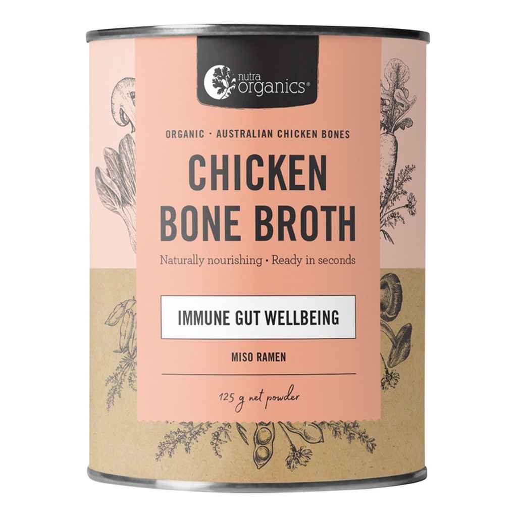 NUTRA ORGANICS | Organic Bone Broth Chicken Miso Ramen 125g