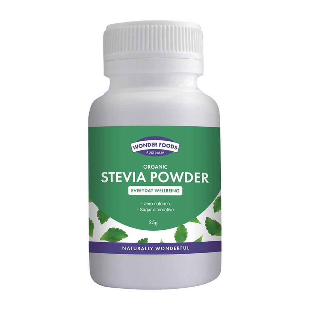 WONDER FOODS | Organic Stevia Powder 25g