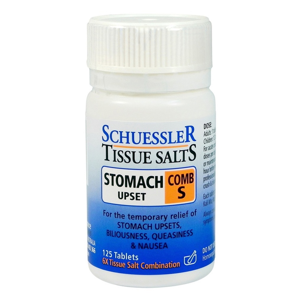 MARTIN & PLEASANCE | Schuessler Tissue Salts Comb S (Stomach Upset) 125t