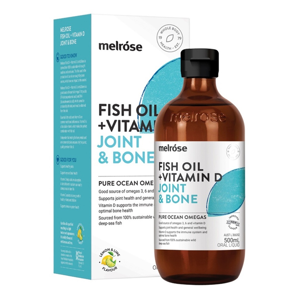 MELROSE | 魚油 + 維他命 D（關節與骨骼）500ml