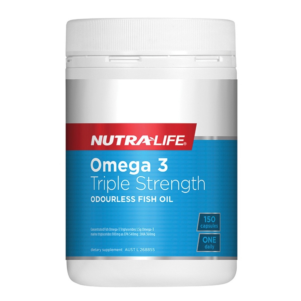 NUTRALIFE | 三重強度 Omega 3 (無味魚油) 150 顆